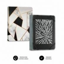FUNDA PARA LIBRO ELECTRÓNICO SUBBLIM 1EC011 CLEVER EBOOK CASE 6' MÁRMOL NEGRO
