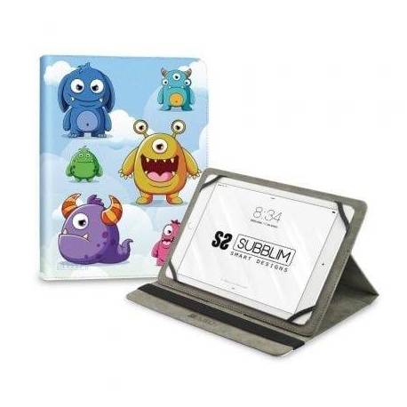 FUNDA SUBBLIM TRENDY CASE MONSTERS PARA TABLETS DE 11'