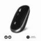 RATÓN MINI INALÁMBRICO SUBBLIM WIRELESS MINI/ HASTA 1600 DPI/ GRIS ESPACIAL