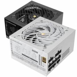 FUENTE DE ALIMENTACIÓN MARS GAMING MPB650PSI/ 650W/ VENTILADOR 12CM/ 80 PLUS GOLD/ BLANCA