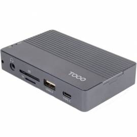 DOCKING USB TIPO-C TOOQ TQE-2242G/ RANURA SSD M.2/ 1XHDMI/ 1XRJ45/ 1XUSB/ 1XUSB TIPO-C/ 1XLECTOR TARJETAS/ 1X JACK 3.5/ 1XUSB