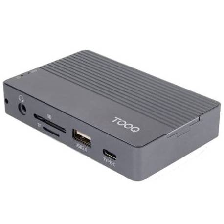 DOCKING USB TIPO-C TOOQ TQE-2242G/ RANURA SSD M.2/ 1XHDMI/ 1XRJ45/ 1XUSB/ 1XUSB TIPO-C/ 1XLECTOR TARJETAS/ 1X JACK 3.5/ 1XUSB