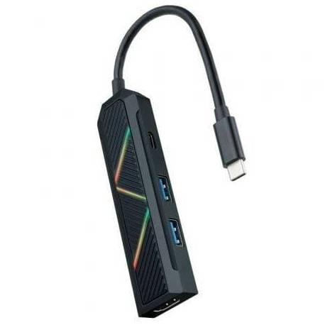 DOCKING USB TIPO-C NANOCABLE 10.16.0401/ 2XUSB/ 1XUSB TIPO-C PD/ 1XHDMI 4K
