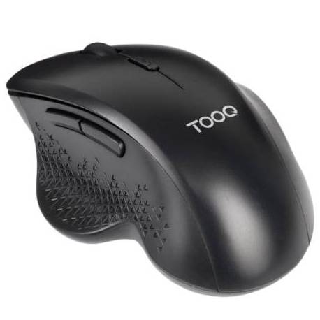 RATÓN ERGONÓMICO INALÁMBRICO TOOQ TQMWG-1105-B/ HASTA 1600 DPI