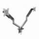 SOPORTE DE MESA PARA 2 MONITORES TOOQ DB4132TNR-G/ GIRATORIO/ INCLINABLE/ HASTA 9KG