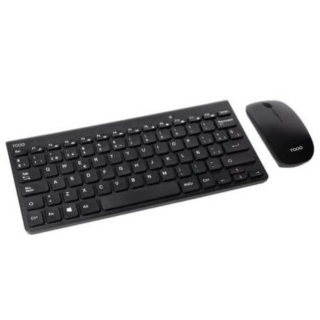 TECLADO Y RATÓN INALÁMBRICOS TOOQ TQKMW-3101-B
