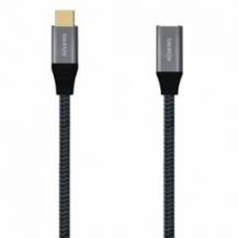 CABLE ALARGADOR USB 3.2 TIPO-C AISENS A107-0635 20GBPS 5A 100W/ USB TIPO-C MACHO - USB TIPO-C HEMBRA/ HASTA 100W/ 2500MBPS/ 1M/