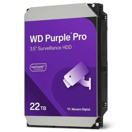 DISCO DURO WESTERN DIGITAL WD PURPLE PRO SURVEILLANCE 22TB/ 3.5'/ SATA III/ 512MB