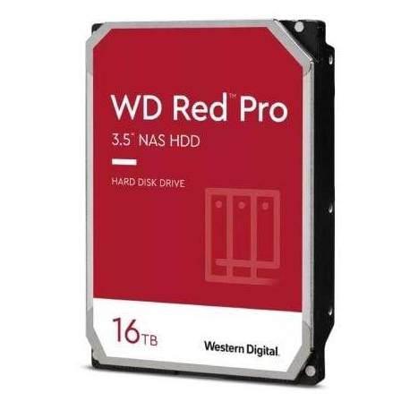 DISCO DURO WESTERN DIGITAL WD RED PRO NAS 16TB/ 3.5'/ SATA III/ 512MB