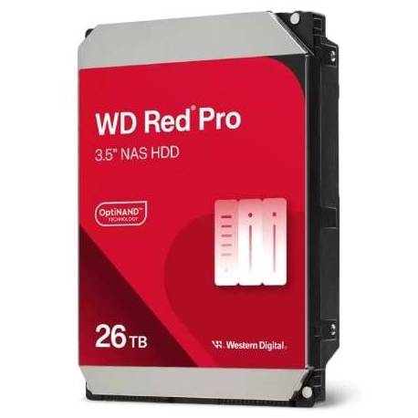 DISCO DURO WESTERN DIGITAL WD RED PRO NAS 26TB/ 3.5'/ SATA III/ 512MB