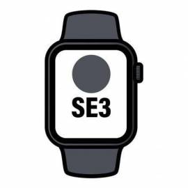 APPLE WATCH SE3/ GPS/ 40MM/ CAJA DE ALUMINIO MEDIANOCHE/ CORREA DEPORTIVA NEGRA S/M