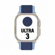 APPLE WATCH ULTRA 3/ GPS/ CELLULAR/ 49MM/ CAJA DE TITANIO NATURAL/ CORREA LOOP TRAIL AZUL/AZUL BRILLANTE S/M