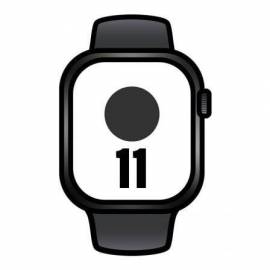 APPLE WATCH SERIES 11/ GPS/ 42MM/ NEGRO AZABACHE/ CORREA DEPORTIVA NEGRA (S/M)