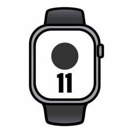 APPLE WATCH SERIES 11/ GPS/ 42MM/ GRIS ESPACIAL/ CORREA DEPORTIVA NEGRA (M/L)