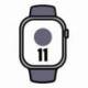 APPLE WATCH SERIES 11/ GPS/ 42MM/ PLATA/ CORREA DEPORTIVA NIEBLA LILA (M/L)