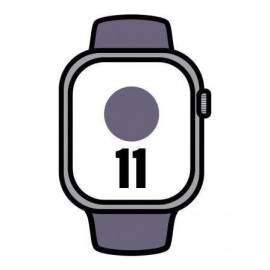 APPLE WATCH SERIES 11/ GPS/ 42MM/ PLATA/ CORREA DEPORTIVA NIEBLA LILA (M/L)