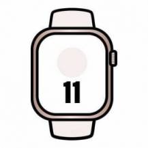 APPLE WATCH SERIES 11/ GPS/ 46MM/ ORO ROSA/ CORREA DEPORTIVA ROSA RUBOR (S/M)