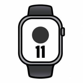 APPLE WATCH SERIES 11/ GPS/ CELLULAR/ 42MM/ GRIS ESPACIAL/ CORREA DEPORTIVA NEGRA (S/M)