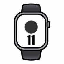 APPLE WATCH SERIES 11/ GPS/ CELLULAR/ 42MM/ GRIS ESPACIAL/ CORREA DEPORTIVA NEGRA (S/M)