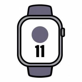 APPLE WATCH SERIES 11/ GPS/ CELLULAR/ 46MM/ ALUMINIO PLATA/ CORREA DEPORTIVA NIEBLA LILA S/M