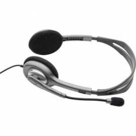 AURICULARES LOGITECH H110/ CON MICRÓFONO/ JACK 3.5/ PLATEADOS