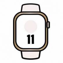 APPLE WATCH SERIES 11/ GPS/ CELLULAR/ 46MM/ TITANIO DORADO/ CORREA DEPORTIVA ROSA RUBOR M/L