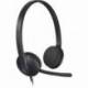 AURICULARES LOGITECH H340/ CON MICRÓFONO/ USB/ NEGROS