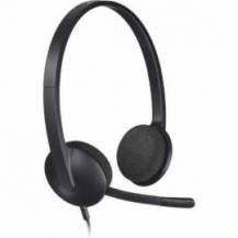 AURICULARES LOGITECH H340/ CON MICRÓFONO/ USB/ NEGROS