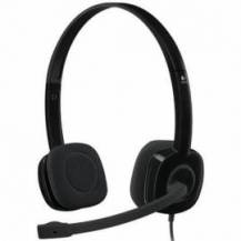 AURICULARES LOGITECH H151/ CON MICRÓFONO/ JACK 3.5/ NEGROS