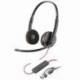 AURICULARES POLY BLACKWIRE 3220 + ADAPTADOR USB-C/A/ CON MICRÓFONO/ USB TIPO-C/ BULK/ NEGROS