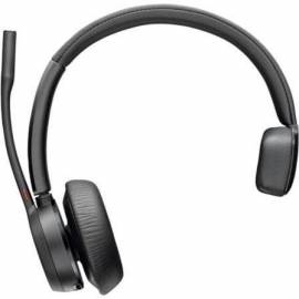 AURICULAR INALÁMBRICO POLY VOYAGER 4310 PARA MICROSOFT TEAMS + ADAPTADOR BT700/ CON MICRÓFONO/ BLUETOOTH/ NEGRO