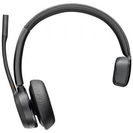 AURICULAR INALÁMBRICO POLY VOYAGER 4310 PARA MICROSOFT TEAMS + ADAPTADOR BT700/ CON MICRÓFONO/ BLUETOOTH/ NEGRO