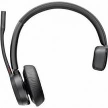 AURICULAR INALÁMBRICO POLY VOYAGER 4310 PARA MICROSOFT TEAMS + ADAPTADOR BT700/ CON MICRÓFONO/ BLUETOOTH/ NEGRO