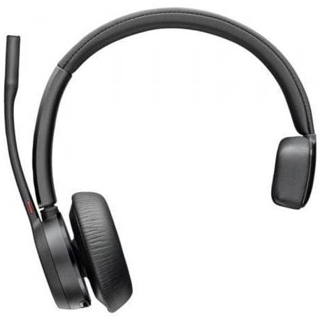 AURICULAR INALÁMBRICO POLY VOYAGER 4310 + ADAPTADOR BT700 + BASE DE CARGA/ CON MICRÓFONO/ BLUETOOTH/ NEGRO