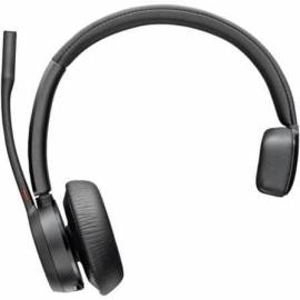 AURICULAR INALÁMBRICO POLY VOYAGER 4310-M PARA MICROSOFT TEAMS + ADAPTADOR BT700 + BASE DE CARGA/ CON MICRÓFONO/ BLUETOOTH/