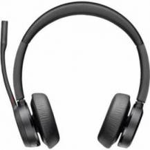 AURICULARES INALÁMBRICOS POLY VOYAGER 4320 PARA MICROSOFT TEAMS + ADAPTADOR BT700/ CON MICRÓFONO/ BLUETOOTH/ NEGROS