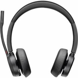 AURICULARES INALÁMBRICOS POLY VOYAGER 4320-M PARA MICROSOFT TEAMS + ADAPTADOR BT700 + BASE DE CARGA/ CON MICRÓFONO/ BLUETOOTH/