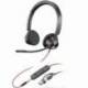 AURICULARES POLY BLACKWIRE 3225 PARA MICROSOFT TEAMS + 3.5 MM + ADAPTADOR USB-C/A/ CON MICRÓFONO/ JACK 3.5 - USB TIPO-C/ NEGROS