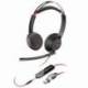 AURICULARES POLY BLACKWIRE 5220 USB-C + 3.5 MM + ADAPTADOR USB-C/A/ CON MICRÓFONO/ JACK 3.5 - USB TIPO-C/ BULK/ NEGROS