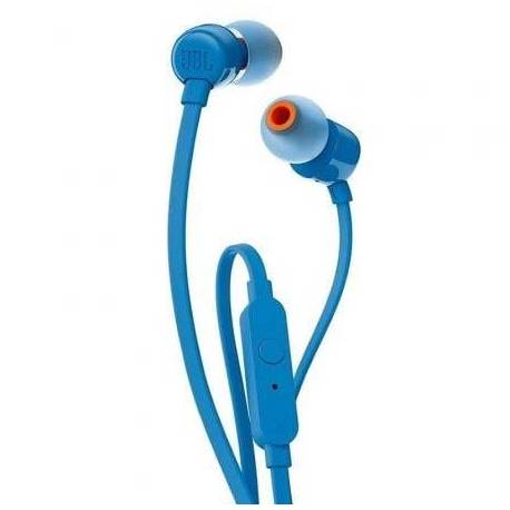 AURICULARES INTRAUDITIVOS JBL TUNE 110/ CON MICRÓFONO/ JACK 3.5/ AZULES