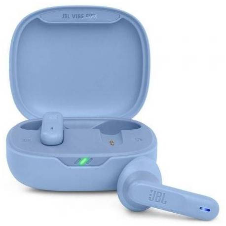 AURICULARES BLUETOOTH JBL VIBE FLEX CON ESTUCHE DE CARGA/ AUTONOMÍA 8H/ AZUL