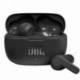 AURICULARES BLUETOOTH JBL WAVE 200TWS CON ESTUCHE DE CARGA/ AUTONOMÍA 5H/ NEGROS
