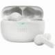 AURICULARES BLUETOOTH JBL WAVE BEAM CON ESTUCHE DE CARGA/ AUTONOMÍA 8H/ BLANCO