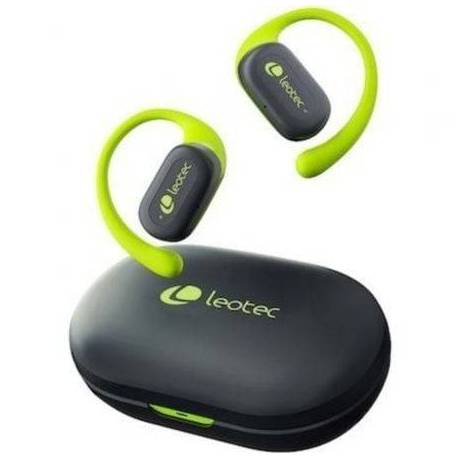 AURICULARES DEPORTIVOS BLUETOOTH LEOTEC OPEN AIR ZENITH SPORT CON ESTUCHE DE CARGA/ AUTONOMÍA 6.5H/ LIMA