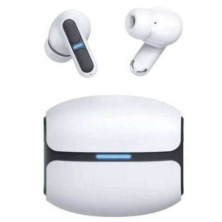 AURICULARES BLUETOOTH LEOTEC TWS GAMING NEBULA FIT CON ESTUCHE DE CARGA/ AUTONOMÍA 7.5H/ BLANCOS