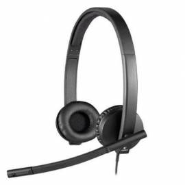 AURICULARES LOGITECH H570E/ CON MICRÓFONO/ USB/ NEGROS