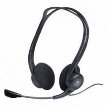 AURICULARES LOGITECH HEADSET PC 960/ CON MICRÓFONO/ USB/ NEGROS