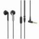 AURICULARES INTRAUDITIVOS MUVIT FOR CHANGE MCHPH0001/ CON MICRÓFONO/ JACK 3.5/ NEGROS