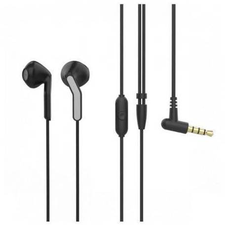 AURICULARES INTRAUDITIVOS MUVIT FOR CHANGE MCHPH0001/ CON MICRÓFONO/ JACK 3.5/ NEGROS