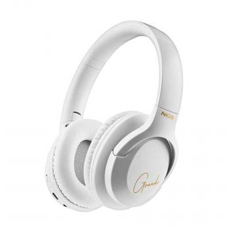 AURICULARES INALÁMBRICOS NGS ARTICA GREED/ CON MICRÓFONO/ BLUETOOTH/ BLANCOS